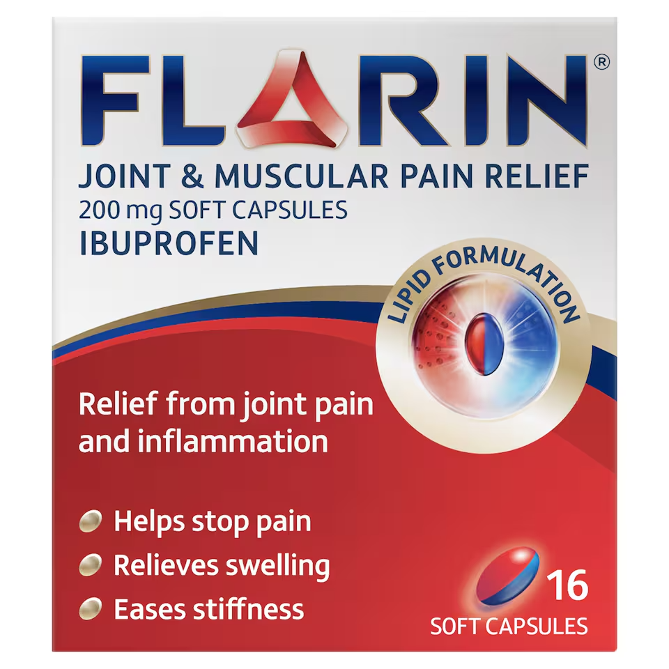Flarin ibuprofen with Lipid Lock